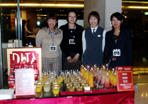 学生さんのボランティアさんたち